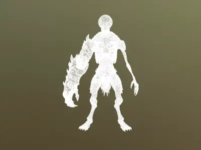 Low Poly Stylized Augmented Bone Crusher - PBR Low-poly 3D model