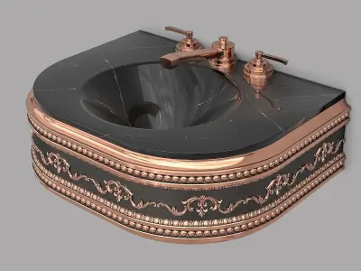 Classic Wash Basin 2 3D model