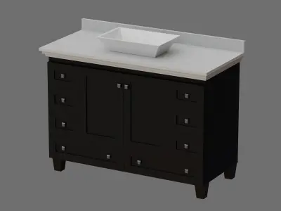 Vanity Cabinets - Batch AA 3D model