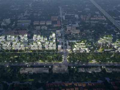 Eco Smart City Green Valley Residential Complex 3D model