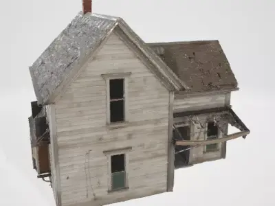 Detailed House 3D Model 3D model