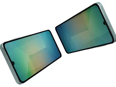 Samsung Galaxy A06 Light Blue High Poly 3D model