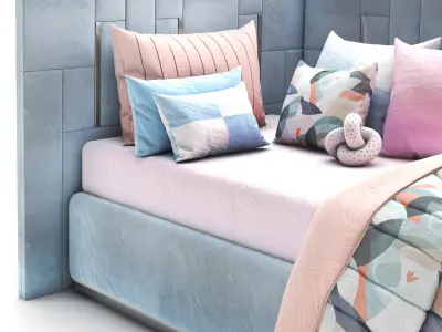 Day Bed Light Color 3D model