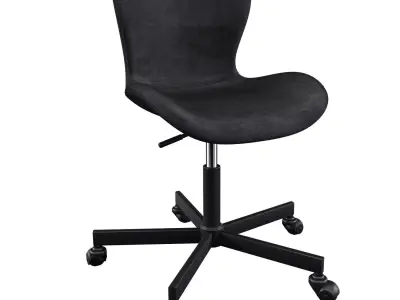 Batilda Adjustable Height Swivel Office Chair 3D model