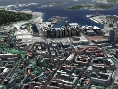 Oslo Norway Low-poly 3D model