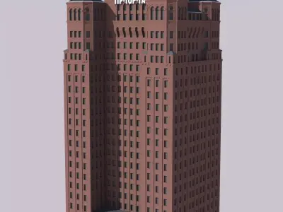 Allerton Hotel 3D print model