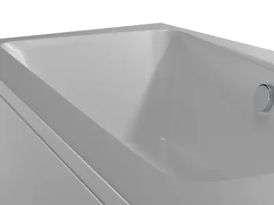 INFINITY ASSYMETRIC BATH 3D model