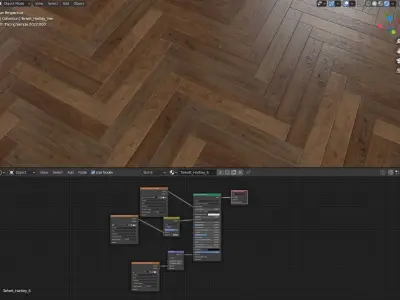 Laminate Tarkett UNIVERSE Hartley 3D model