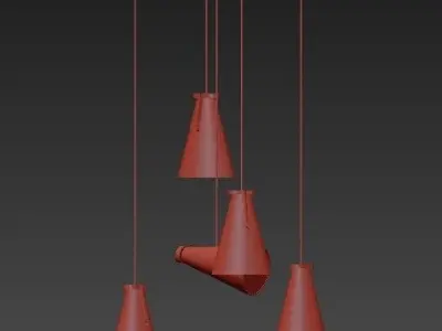 Menu Bollard Lamp 3D model purchase