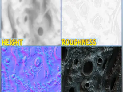 Stylized Lava Seamless Texture Texture