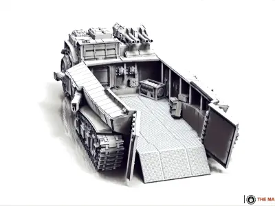 The Whaleshark Armored transport 3D print model