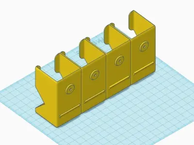 Nespresso Capsule - Wall mounted holder 3D print model