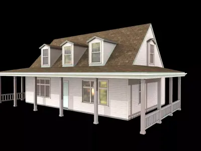 house  Low-poly 3D model
