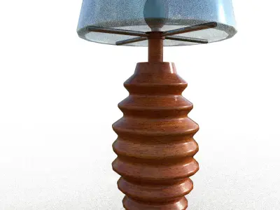 Table lamp 10 Low-poly 3D model