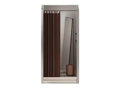 Fitting room 3D model