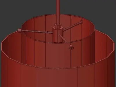 Cylinder Glass 3D model