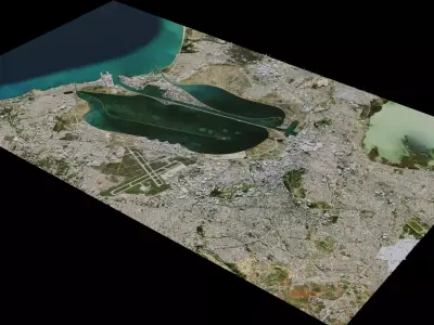 Tunis - Tunisia 3D model