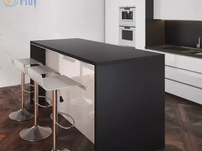 Kitchen Furniture X 3D model