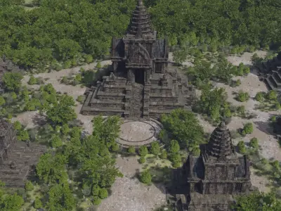 Ancient Temple Complex 3D model