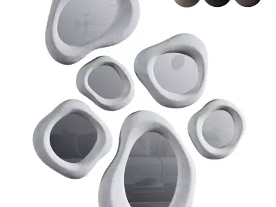 Amorphous Organic Mirror 02 3D model