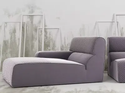 Rios Ego Chaise Longue 3D model