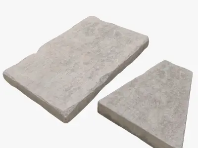 Old concrete 3D model