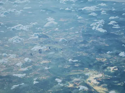 Huizhou China City Landscape 3D Model 3D model