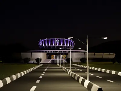 National Theatre Lagos 3D model