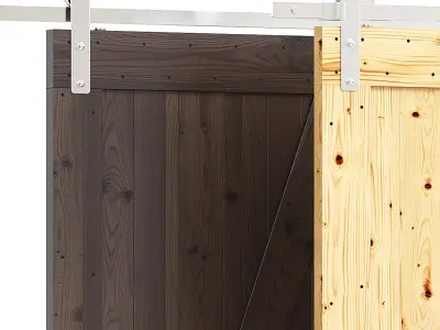 Barn door C 3D model