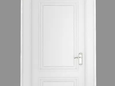 Door white 3D model