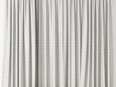 Curtains 02 3D model