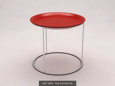 SIDE TABLE---Collection Bx10 3D Model Pack