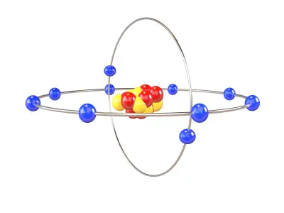 Neon Chemical Element v1 001 Low-poly 3D model