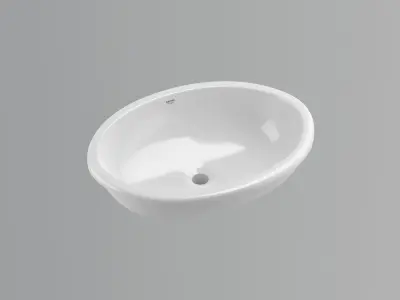 Bau Under counter Basin 55 Set 3D model
