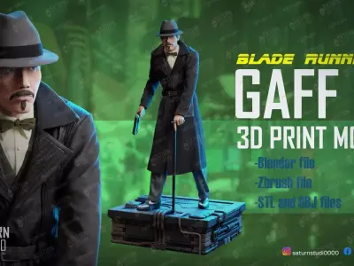 Gaff Blade Runner 3d print model 3D print mode 3D print model