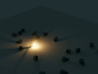  LIGHT BULB 3D print model