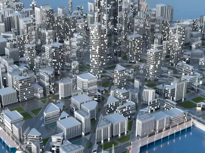 Cityscape 3001 3D model
