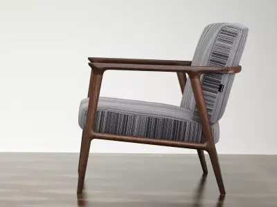 Zio Lounge Chair 3D model