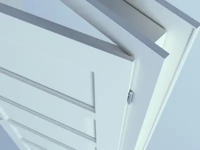 White Door 36 3D model