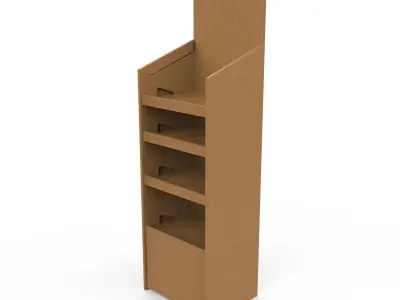 Point of Sale Cardboard Display Stand Texture