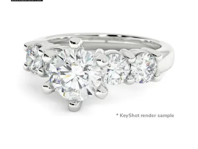Studio HDRI Environment Map For 3D Jewelry Rendering 3D model