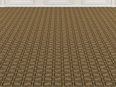 Wall to Wall Seamless Carpet Tile  No 1 3D model