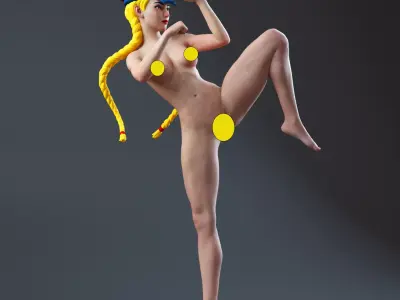 Cammy - Street Fighter 3D print model