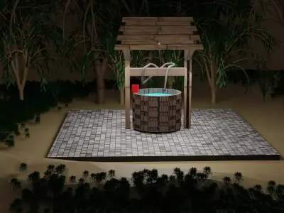 well scene Free 3D model
