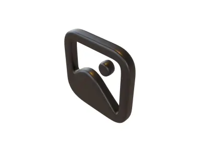 Picture Symbol V1 001 Low-poly 3D model