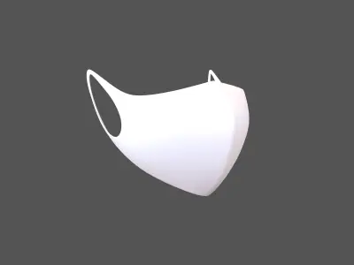 Mask v2 002 Low-poly 3D model
