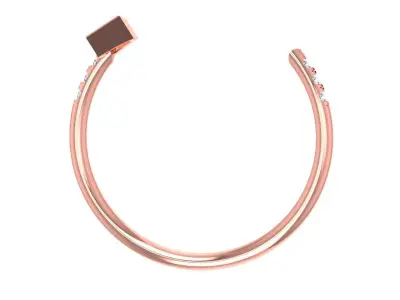 Women Light Weight Band Ring 3D print model 19