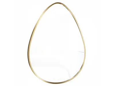 Mirror in a metal frame GZ-M1079 3D model