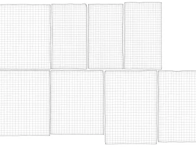 Carpets vintage turkish vol 01 3D model