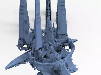 Dark Terra Former Launcher 3D model